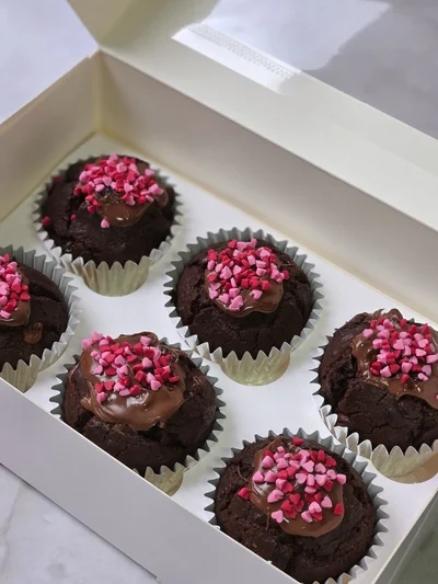 Indulgent chocolate cupcakes with rich ganache in Bedford