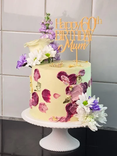 Custom birthday cake with elegant design in St Neots