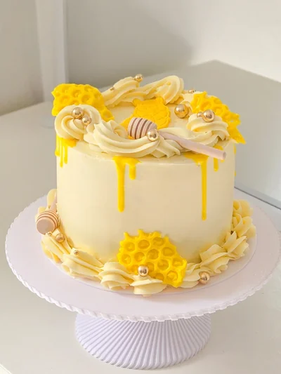 Floral Cake Personalised Topper — Sawtry, Cambridgeshire