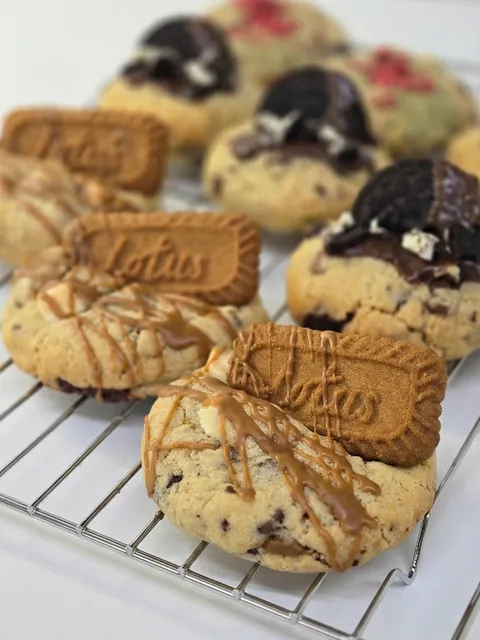 Freshly Made Cookies — close-up details