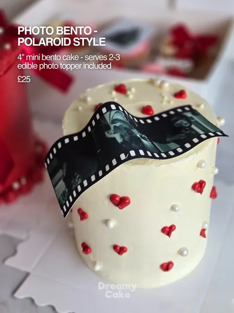 Valentine’s Day collection — bento cake design “Love Note”